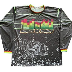 ALPHA ( Amped Up Fishing ) Men’s Size 3X Fishing Long Sleeve Nylon Shirt